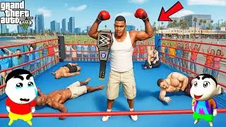 GTA 5: Franklin & Shinchan Enter The Ring For Boxing Champion Title! 🔥🥊 | GTA 5 Bangla Gameplay