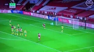 Willian's sensational freekick for arsenal