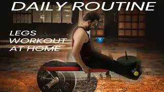 Leg Day at Home 🦵 Full Lower Body Workout#motivation #legsworkout #viralvideo #homeworkout 