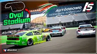 ARCA AI - Mexico City Oval Stadium - iRacing NASCAR Gameplay