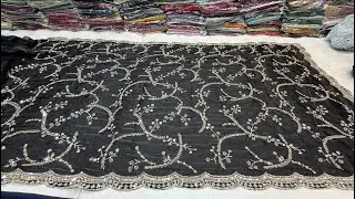 chickpet Bangalore wholesale fancy designer sarees||Single saree courier available