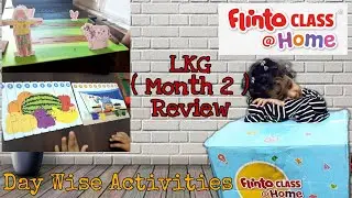 Flinto class honest review | 2nd month experience | Term-1 LKG | 3-4 years old activities at home