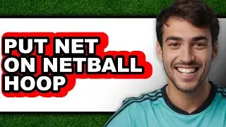 How to Put Net on Netball Hoop (only Way)