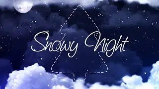 Snowy Night Animated Stream Graphics | Christmas | Holidays | Twitch/Facebook Gaming/OBS/Stream