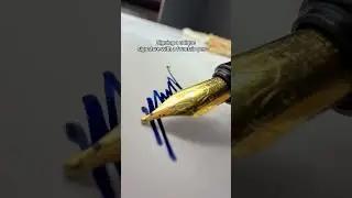 Signing with a fountain pen is next level 📈 #signature #pen #fountainpen
