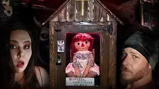 OVERNIGHT in the Warrens Museum with ANNABELLE! The House that EVIL Built