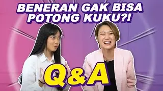PERTAMA KALI NGEPEL SAMPAI GAK BISA POTONG KUKU? - Q&A WITH AUDREY INDONESIA'S NEXT TOP MODELS
