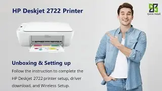 HP Deskjet 2722 printer setup | Unbox HP Deskjet 2722 printer | Wi-Fi setup