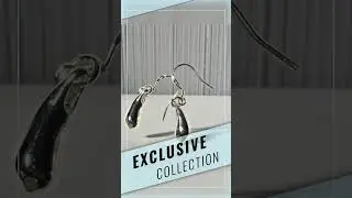 Sterling Silver Teardrop Drop Dangle Earrings Polished Minimalist 1&rdquo;