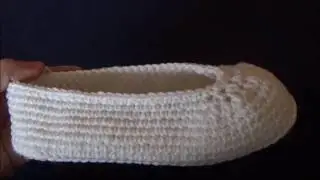 How To Crochet Single Crochet Slippers, Lilu's Handmade Corner Video # 163