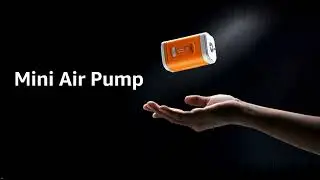 Mini Air Mattress Pump Electric Air Pump for Inflatables With 6 Universal Nozzles