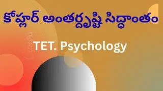 కోహ్లర్ యొక్క అంతర్దృష్టి సిద్ధాంతం (kohelar's Insight Theory of Learning)
