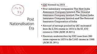 Evolution of Insurance (lecture XIII)