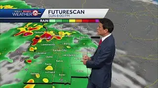 Kansas City weather: Strong to severe thunderstorms possible Sunday night
