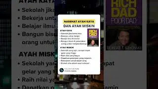 rich dad poor dad #tipsmarketing #fypシ #shorts #bisnis