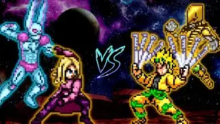 Funny Valentine V2 (New) VS Dio K1 V2 in Jump Force Mugen