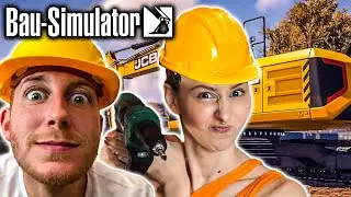 Bau Simulator #40 - Neue MITARBEITERIN: @sophiexelisabeth steuert einen 22T BAGGER -Construction Sim