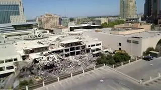 Sacramento Downtown Plaza Mall demolition - August 2014
