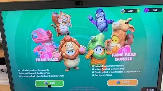 Fall guys 10.7 update with the new fame pass 8 #fallguys #jungle #tiger  #mediatonic #epicgames