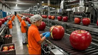 How Apple Snacks & Cakes Are Made | Full Apple Factory Process || NextGen Factory Process