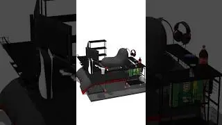 Gaming Bed - Everything in one place #gamingbed #bauhutte #gamingsetup #gamerroom #3dpersonalonline