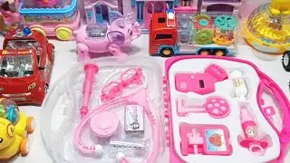 9:38 Minutes Satisfying Unboxing Doctor Ambulance Playset | First Aid and dolls Toys Review ASMR