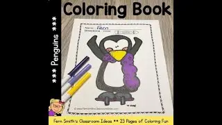 Penguins Coloring Pages - 23 Pages of Penguin Coloring Book Fun