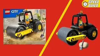 Lego City Construction Steamroller Set Speed Build & Unboxing #60401