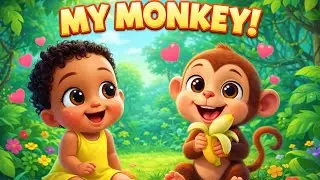 &lrm;&ldquo;I Love My Monkey 🐒 | Jungle Kids Song&rdquo;&lrm;