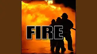 Fire, Crackle - Intense Crackling Fire with Light Debris Hits Fire Scenes, Fires & Flames