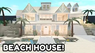 Hillside Bloxburg BEACH HOUSE Build: 2 Story Tutorial