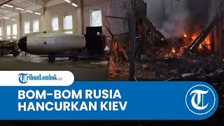 Bom-Bom Rusia Hantam Ibu Kota Ukraina: Kilatan Cahaya Ubah Langit Kiev Jadi Oranye, Listrik Padam
