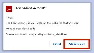 Install Adobe Acrobat Extension in Chrome | Enable PDF Tools Fast