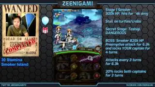 Walkthrough for 30 Stamina Smoker Island [One Piece Treasure Cruise]
