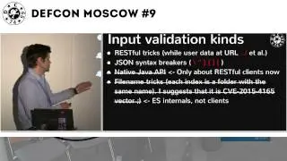 Иван Новиков: &laquo;ElasticSearch: Is it secure?&raquo; Defcon Moscow #9