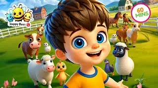 Farmyard Fun | Plus More | Classic Nursery Rhymes For Babies | Happy Bees TV