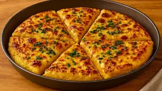 If You Have 2 Eggs & 2 Potatoes 😱 Potato Pizza in 10 Minutes = Better Than Pizza | No Oven