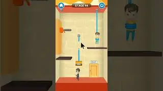 Rescue Cut Level 44 : Android iOS Game walkthrough | Fail