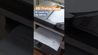 ADF Printing || HP Laserjet Tank Mfp 2606 sdw || #hp #hpprinter #laserprinter