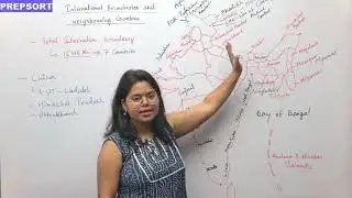 International Boundaries and Neighbor Countries - Geography Lecture 11 by Khushboo Mam  @prepsort
