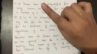 Article 243F (part-9)(The panchayat&rsquo;s) constitution of india