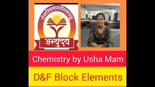 D & F Block Elements - 4