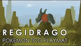 Chillin Regidrago Pokemon TCG Playmat Design