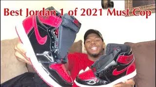 Air Jordan 1 OG High Patent Leather Bred Jordan of The Year