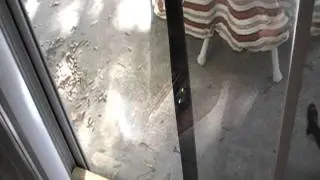 How to secure a patio door