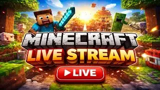 Minecraft Live Stream || MInecraft Survival Gameplay||Road to 1k||#minecraft #minecraftlive #live
