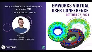 Design and optimization of a magnetic gear using EMS