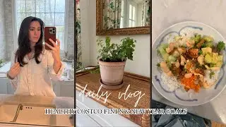 Costco Healthy Food Finds + New Year Health Goals | Stay at Home Mom Vlog