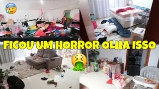 CANSEI! 3 DIAS SEM ARRUMAR CASA 😰 OLHA O NOJO QUE FICOU - FAXINA PESADONA NA CASA | Dani Mendes