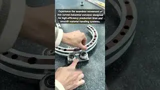 High Performance Curved Industrial Conveyor System For Smart Manufacturing